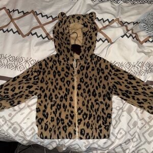 Carter's Leopard Print Kids Jacket with Ears